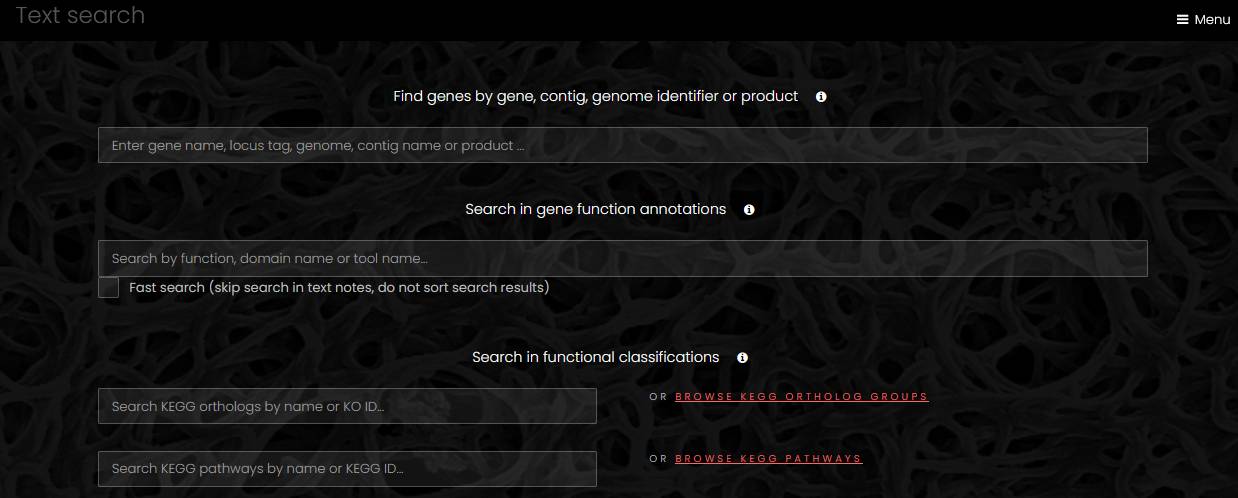 Search page
